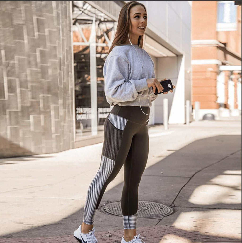 Cool Slim High Waist Elasticity Fitness Leggings