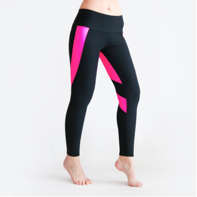 Buttock love bang color splicing yoga gym leggings